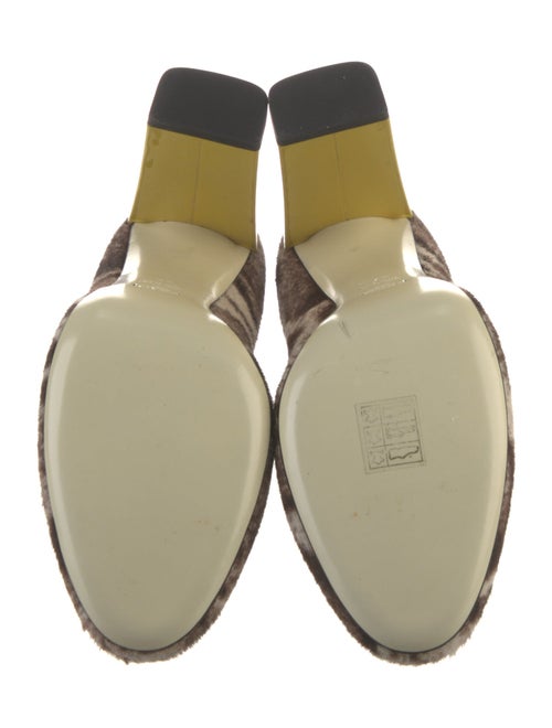 Fendi Ponyhair Animal Print Pumps