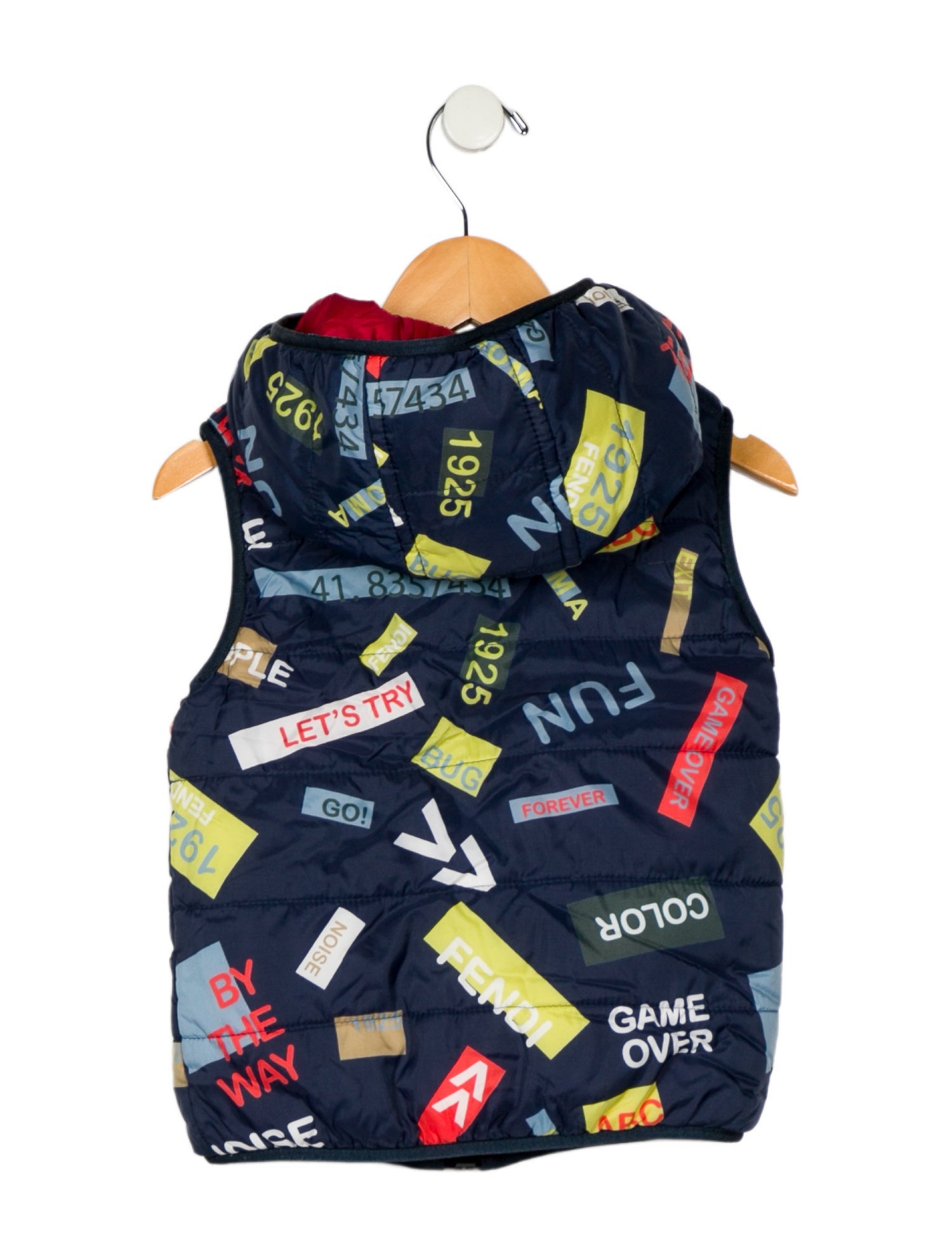 Fendi Full Zip Reversible Vest