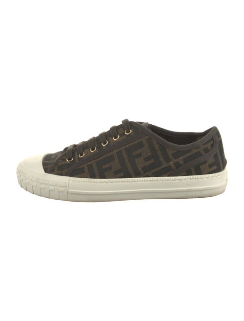Fendi Zucca FF Logo Canvas Sneakers