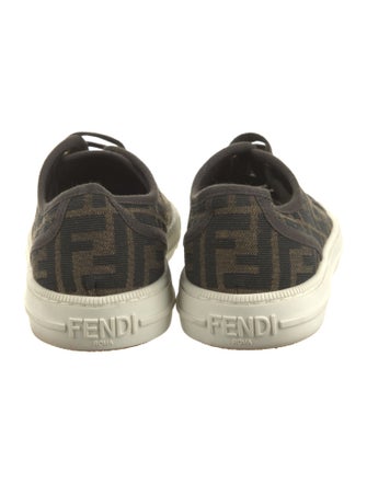 Fendi Zucca FF Logo Canvas Sneakers