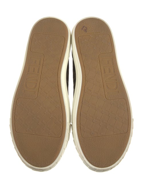 Fendi Zucca FF Logo Canvas Sneakers