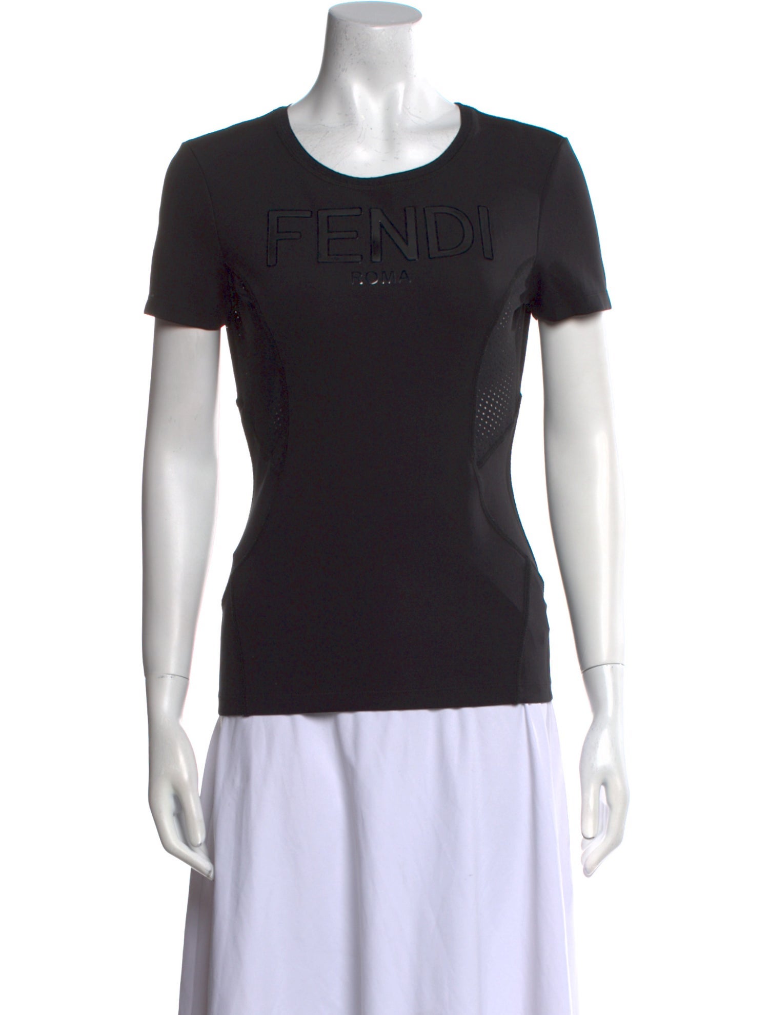 Fendi Graphic Print Crew Neck T-Shirt