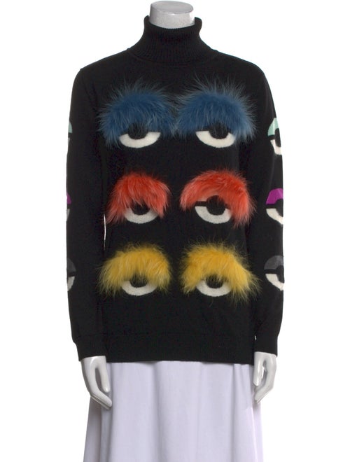 Fendi Wool Printed Sweater
