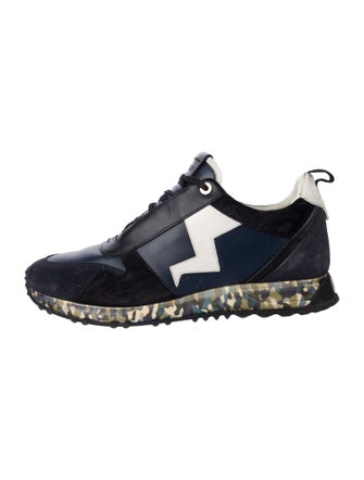 Fendi Leather Printed Sneakers