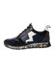 Fendi Leather Printed Sneakers