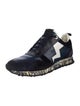 Fendi Leather Printed Sneakers