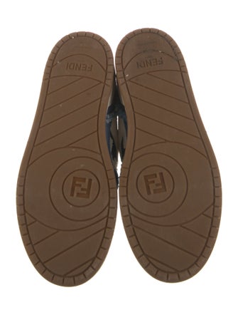 Fendi Denim Printed Sneakers