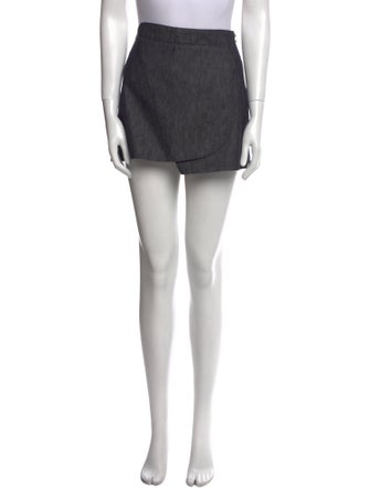 Fendi Distressed Accents Mini Skirt