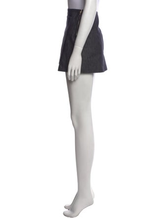 Fendi Distressed Accents Mini Skirt