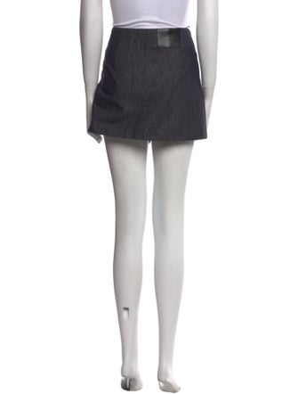 Fendi Distressed Accents Mini Skirt