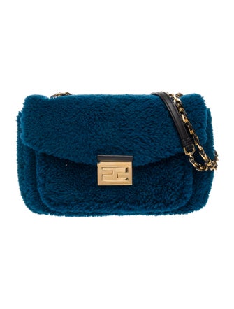 Fendi Shearling Shoulder Bag