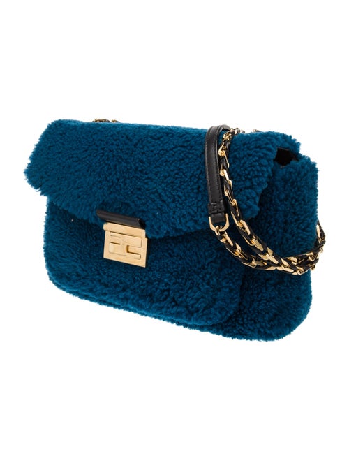 Fendi Shearling Shoulder Bag