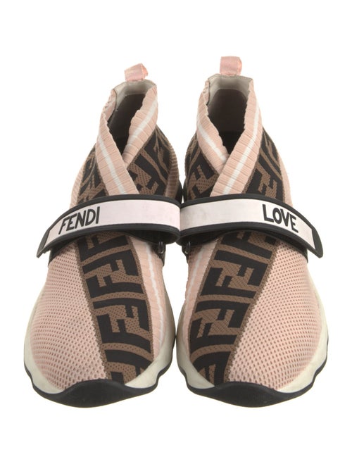 Fendi Zucca FF Logo Printed Sock Sneakers