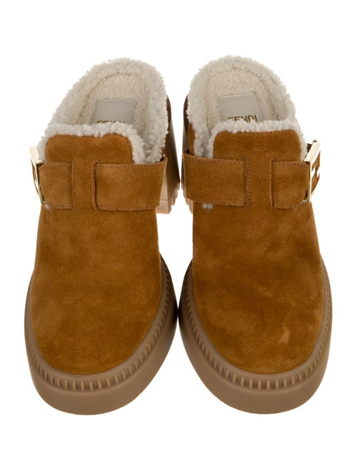 Fendi Suede Mules