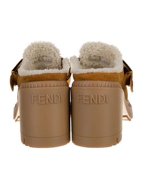 Fendi Suede Mules