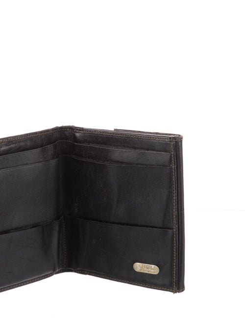 Fendi Pequin Pattern Canvas Wallet