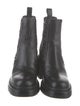Fendi Zucca FF Logo Leather Combat Boots