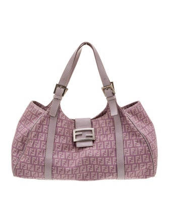 Fendi Zucchino FF Shoulder Bag