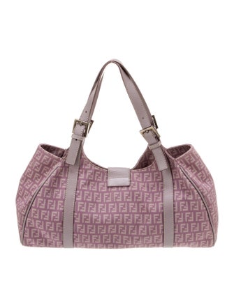 Fendi Zucchino FF Shoulder Bag