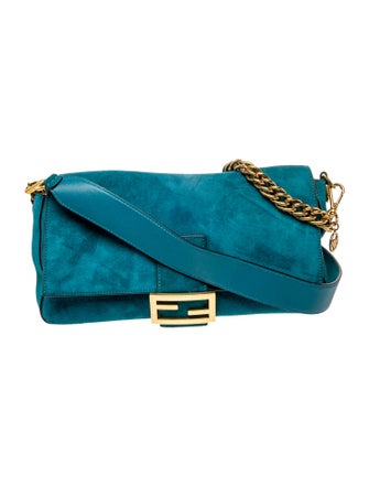 Fendi Suede Baguette