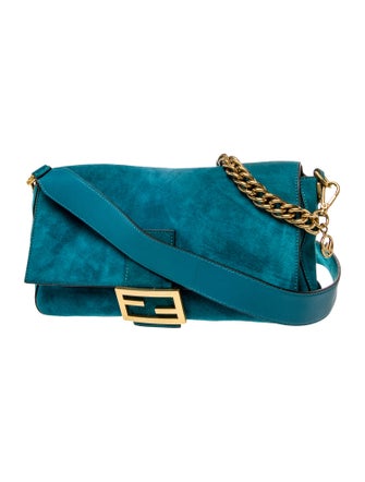 Fendi Suede Baguette