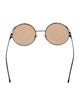 Fendi Zucca FF Logo Round Sunglasses