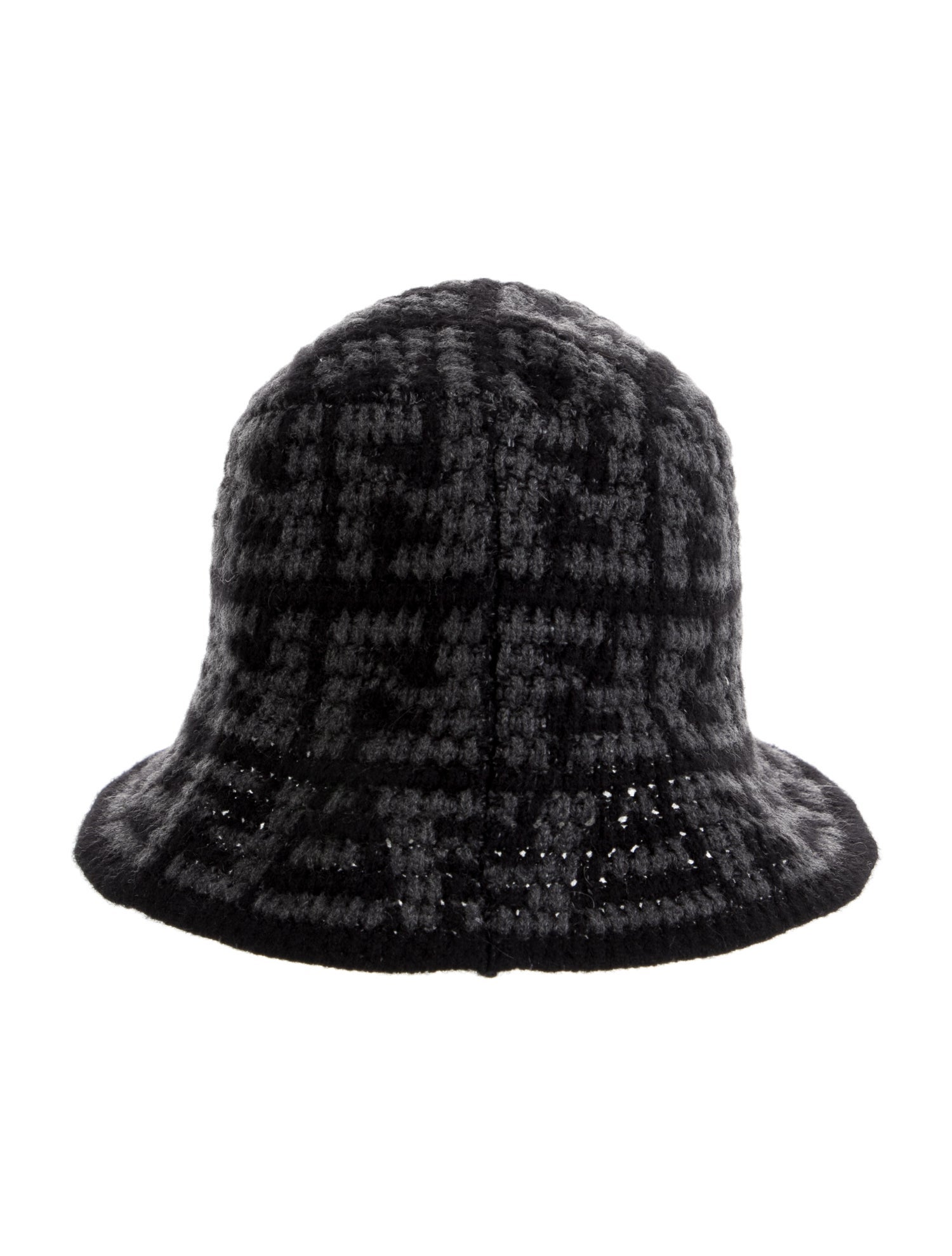 Fendi Zucca FF Cashmere Hat w/Tags