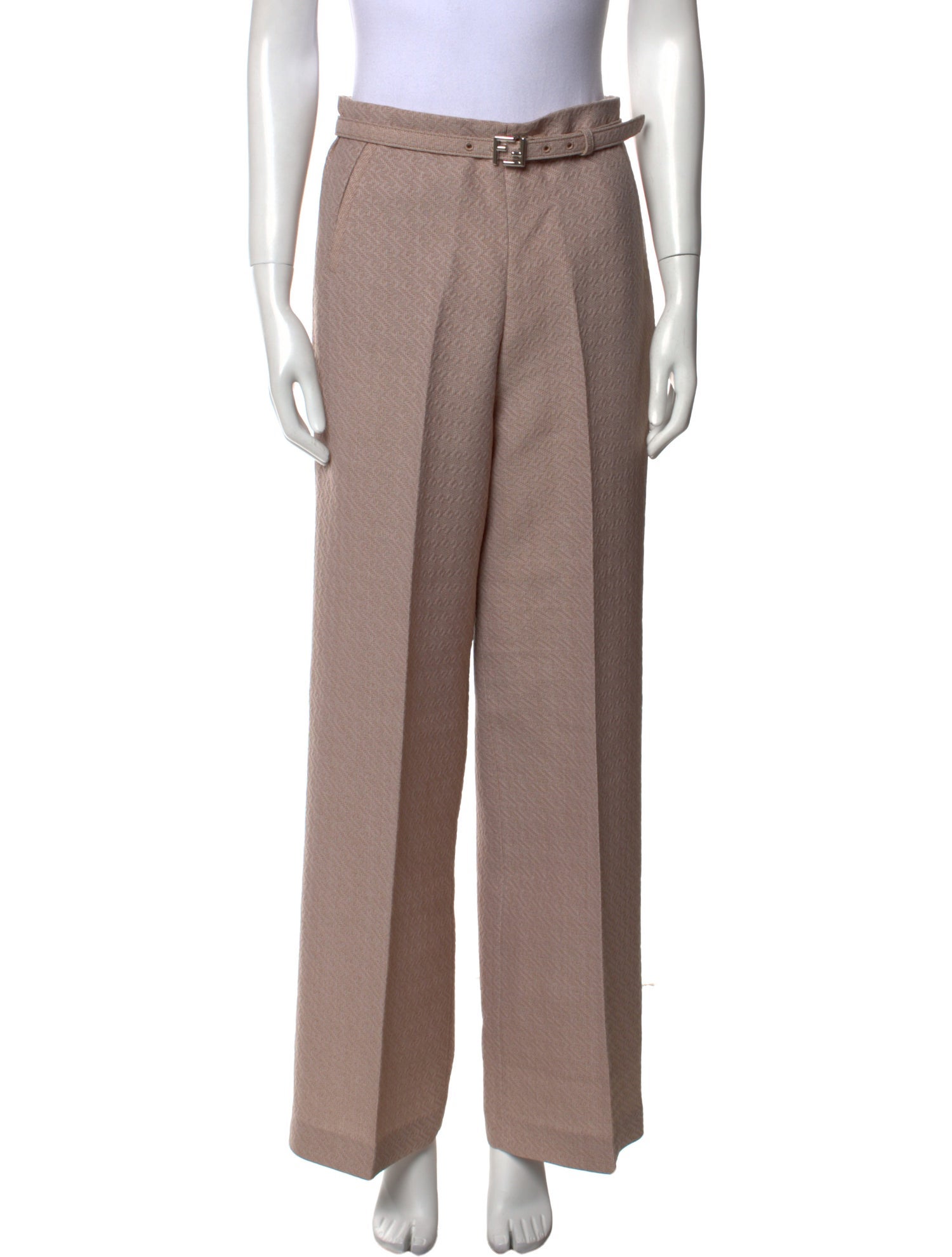 Fendi Wool Wide Leg Pants w/ Tags