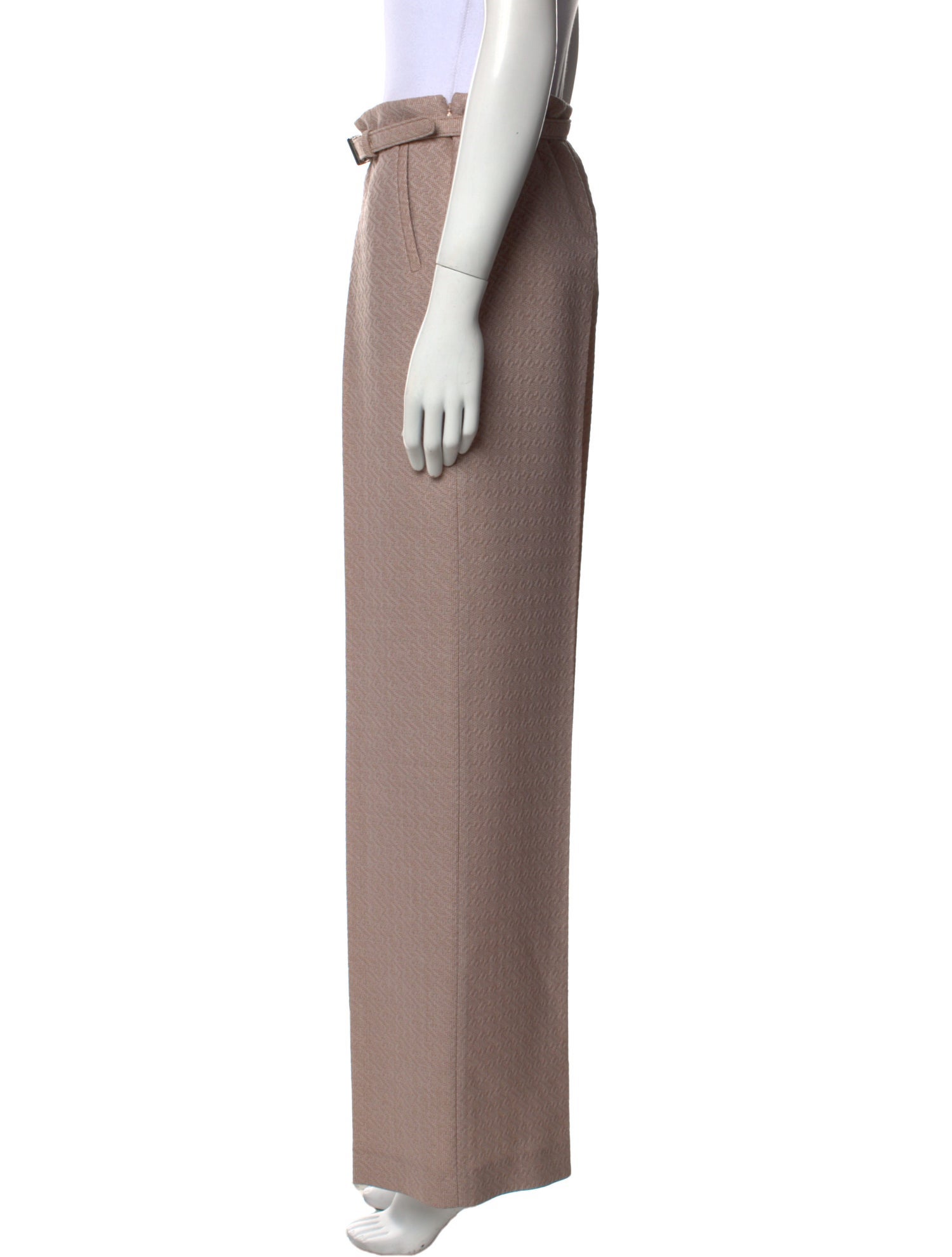 Fendi Wool Wide Leg Pants w/ Tags