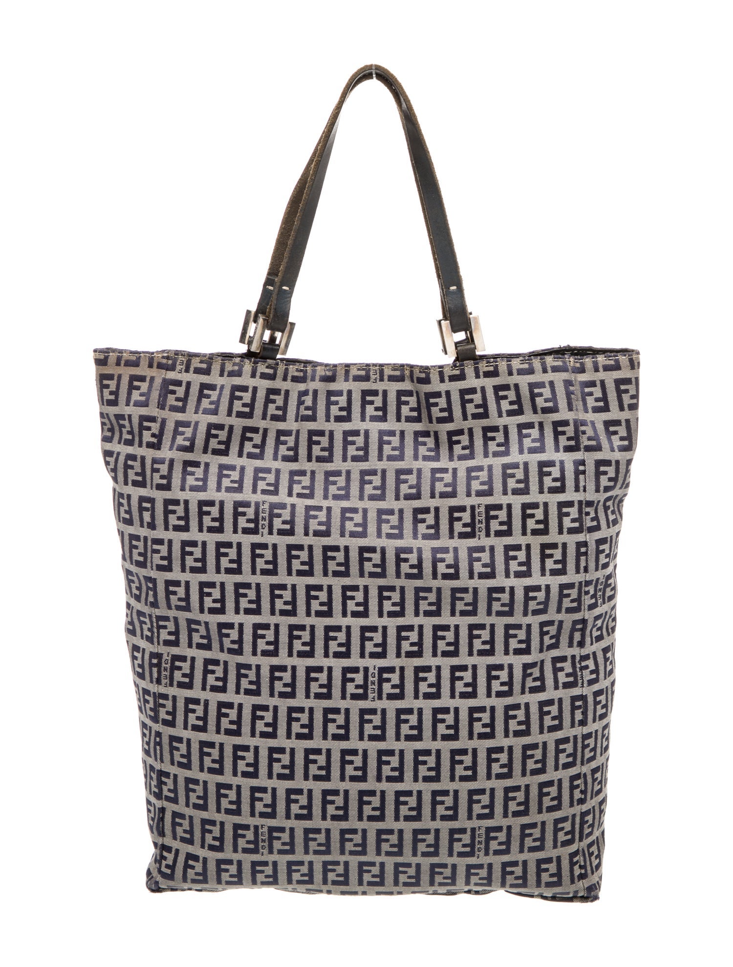 Fendi Zucchino FF Top Handle Bag Vintage