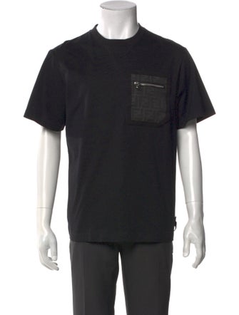 Fendi Graphic Print Crew Neck T-Shirt