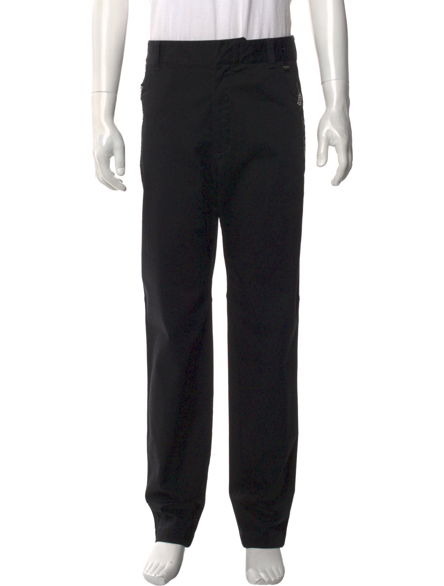 Fendi Zucca FF Logo Straight-Leg Jeans