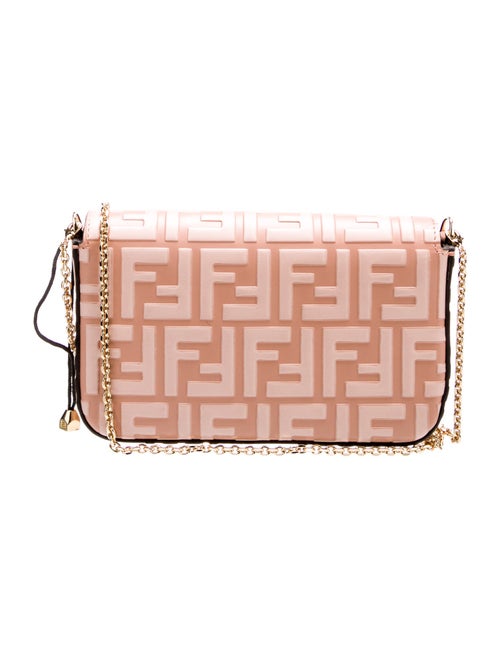 Fendi Zucca FF Diamonds Wallet on Chain