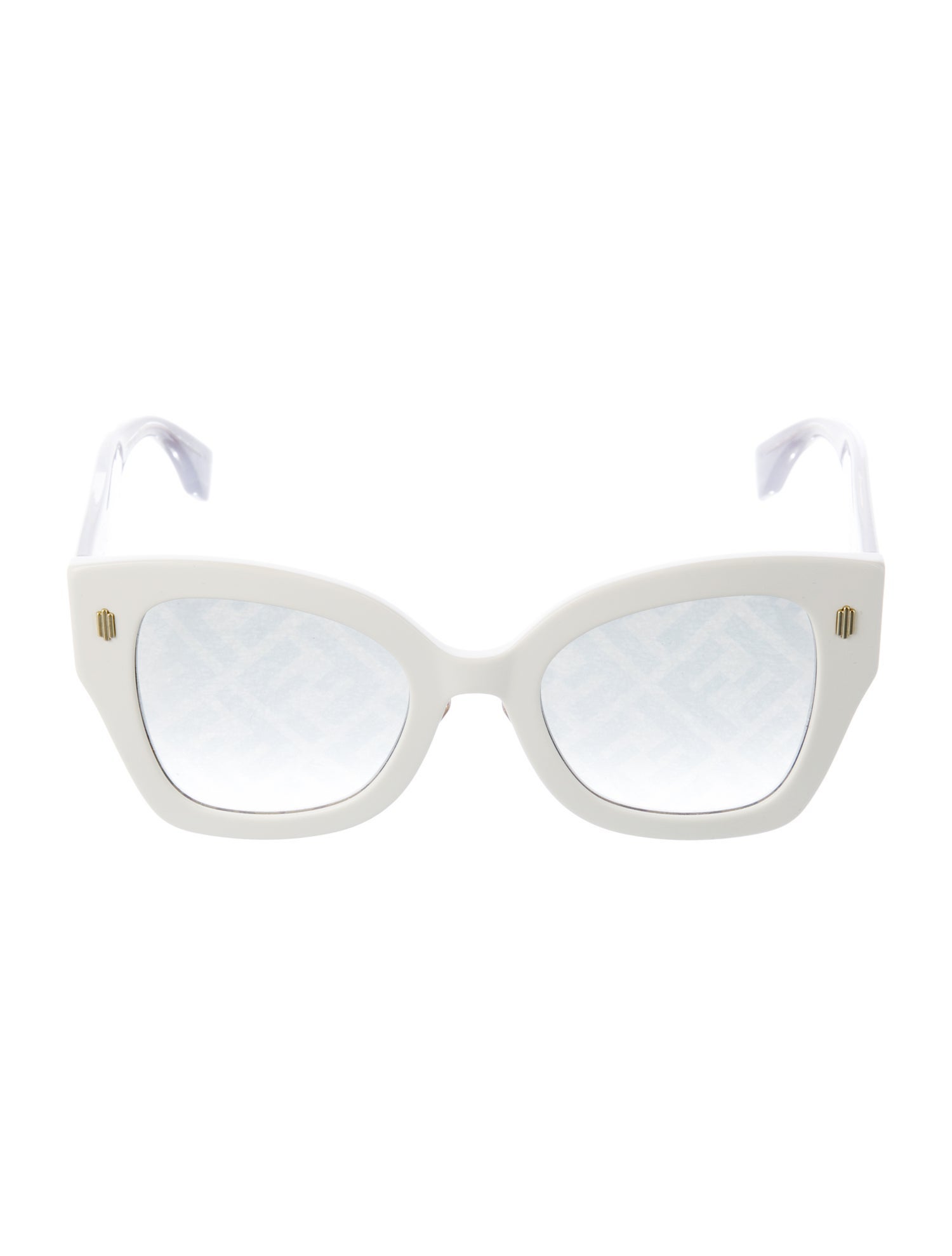 Fendi Zucca FF Logo Wayfarer Sunglasses