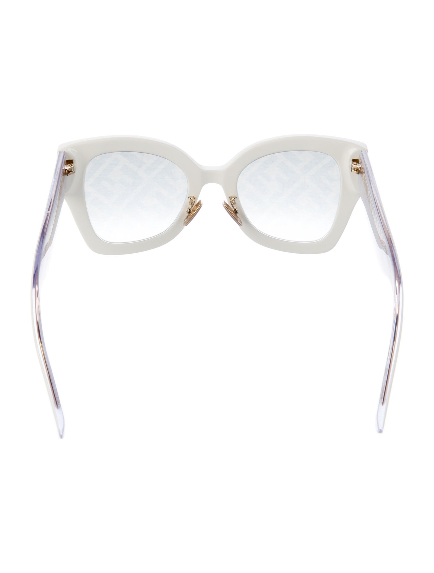 Fendi Zucca FF Logo Wayfarer Sunglasses