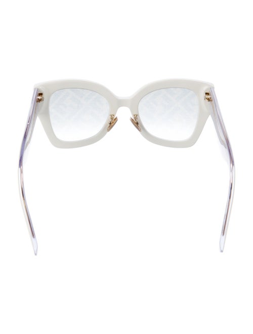 Fendi Zucca FF Logo Wayfarer Sunglasses