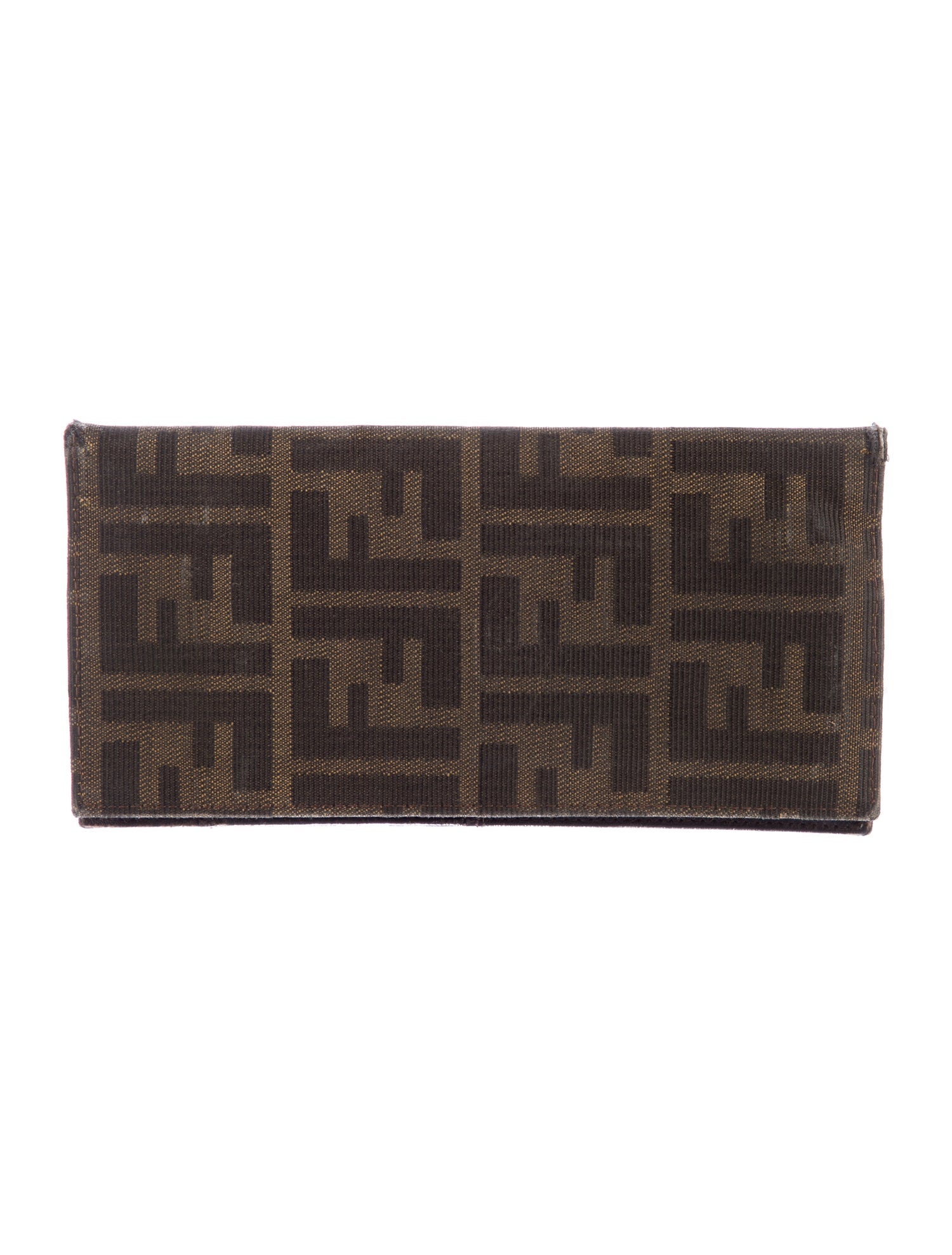 Fendi Vintage Zucca FF Logo Continental Wallet