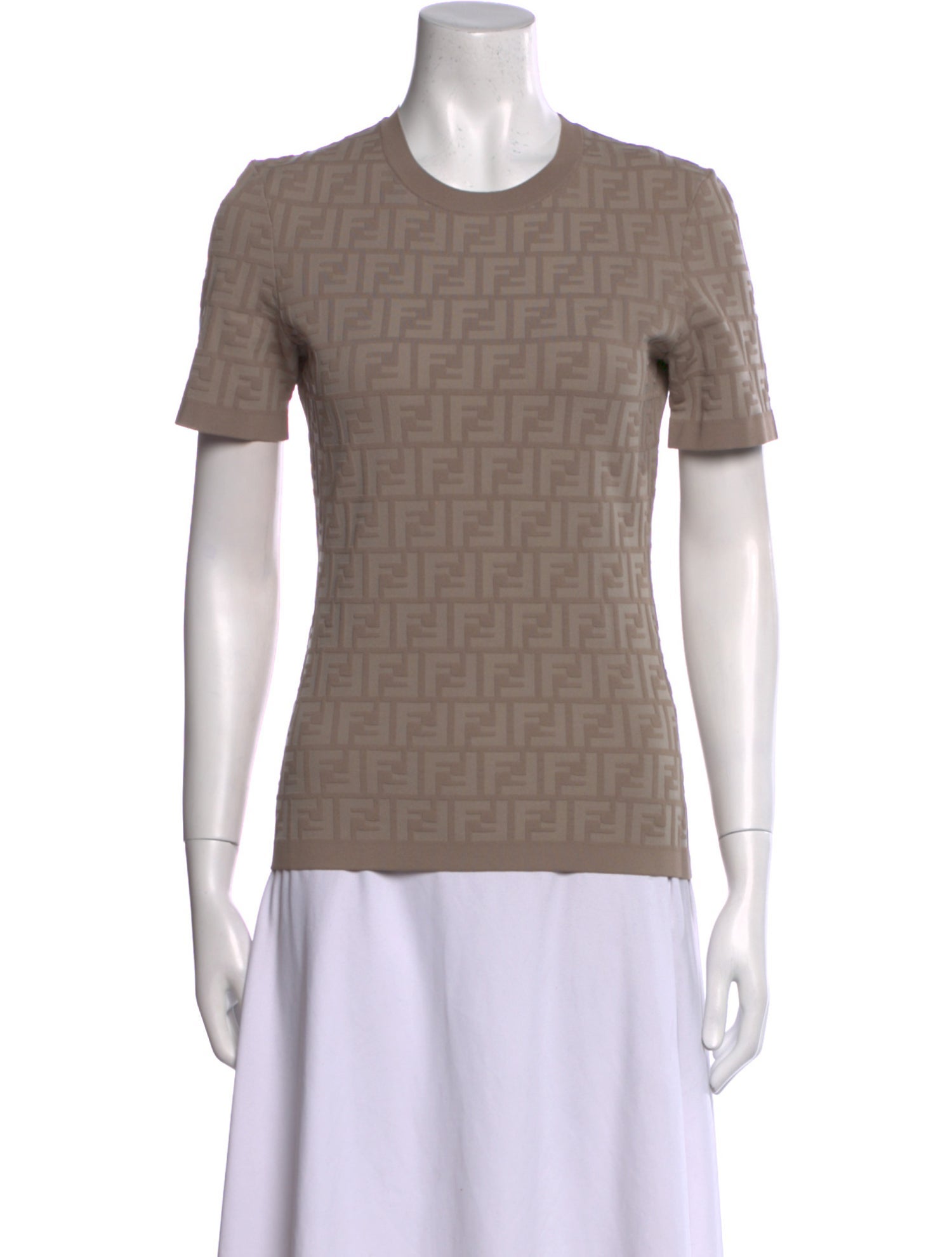 Fendi Crew Neck Short Sleeve T-Shirt