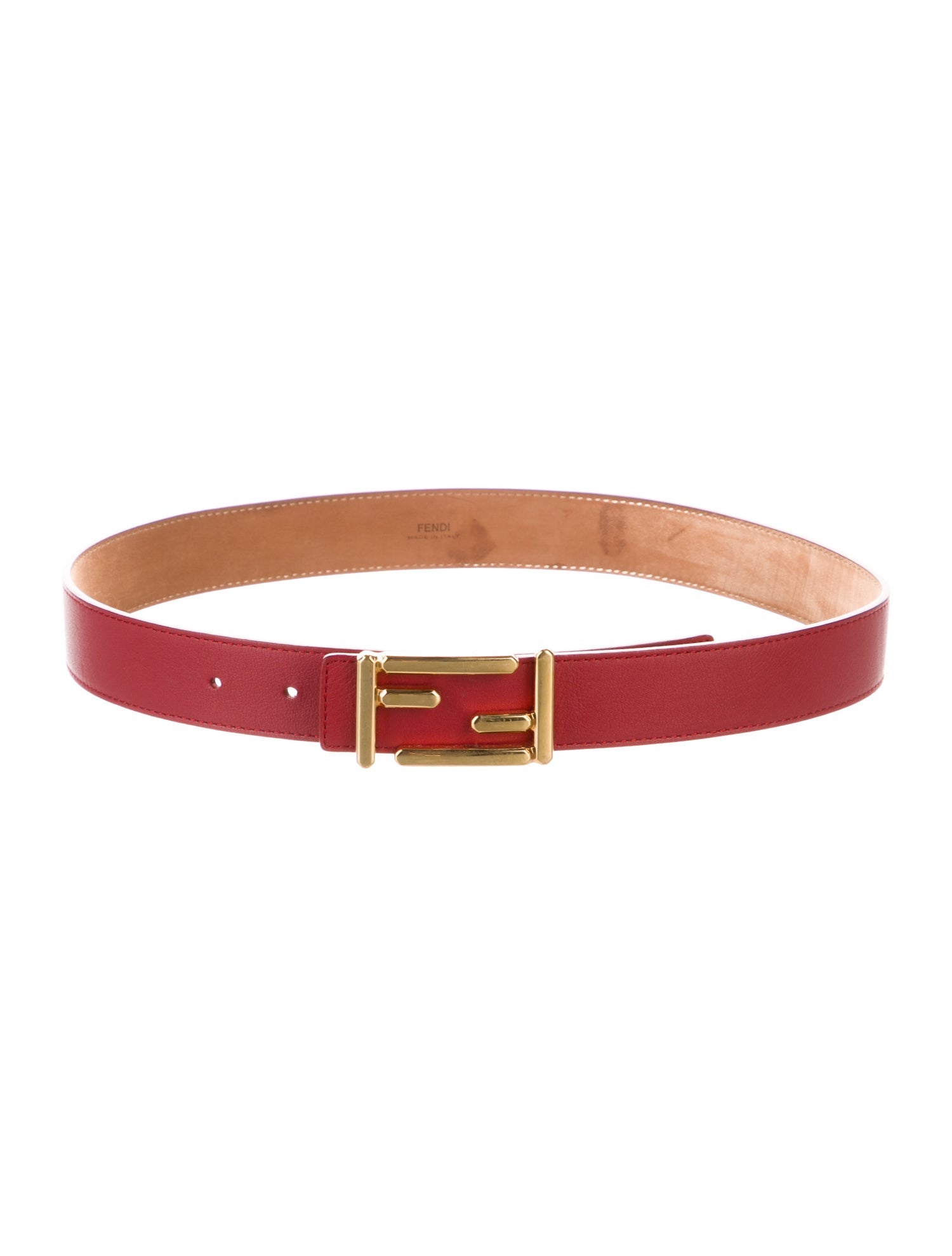 Fendi Skinny Leather Belt Kit