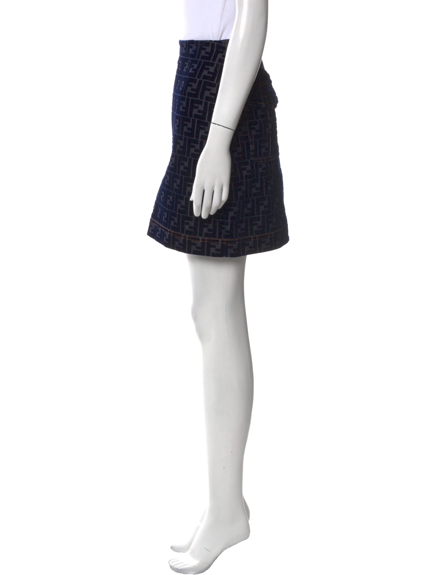 Fendi Nylon Mini Skirt