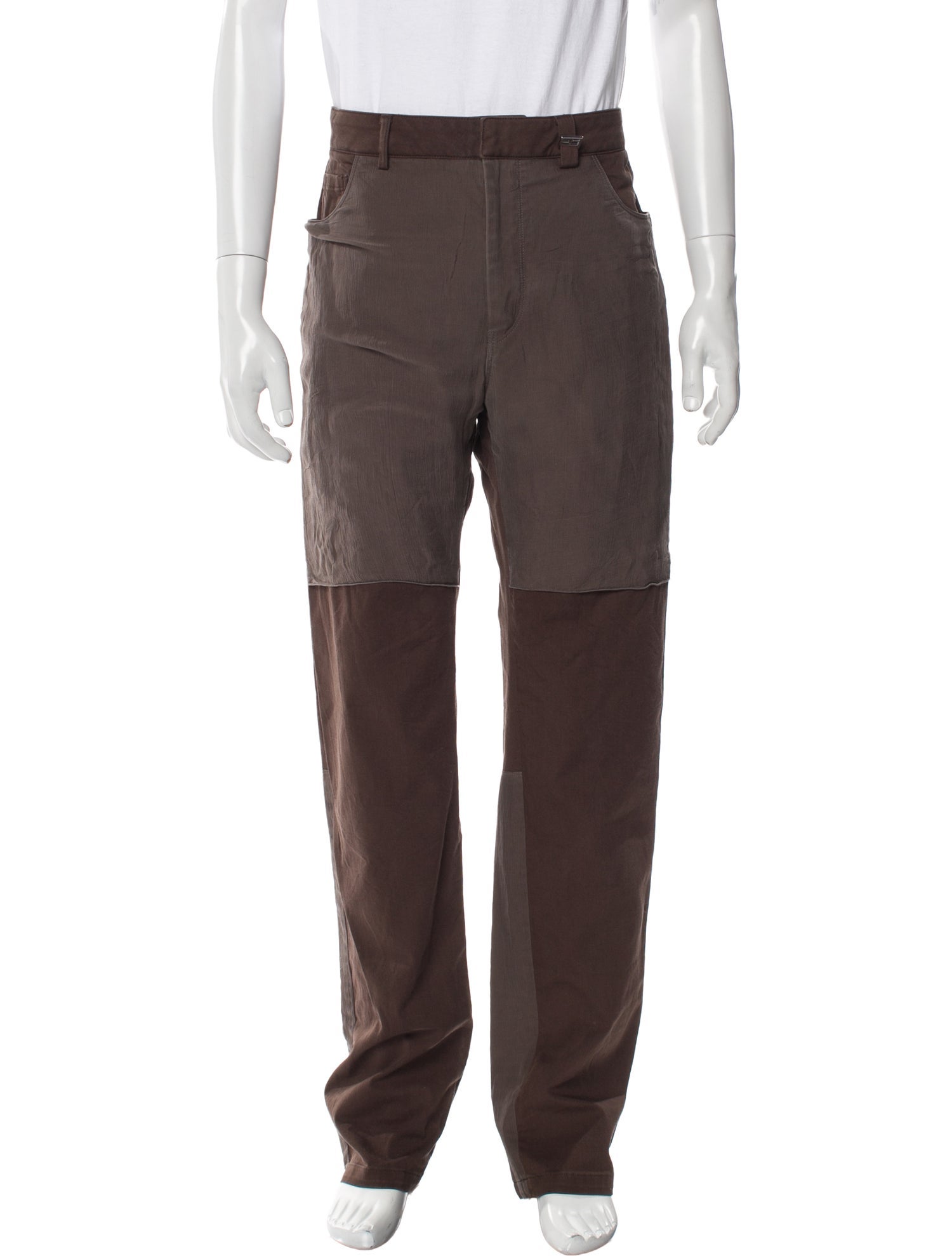 Fendi Colorblock Pattern Cargo Pants