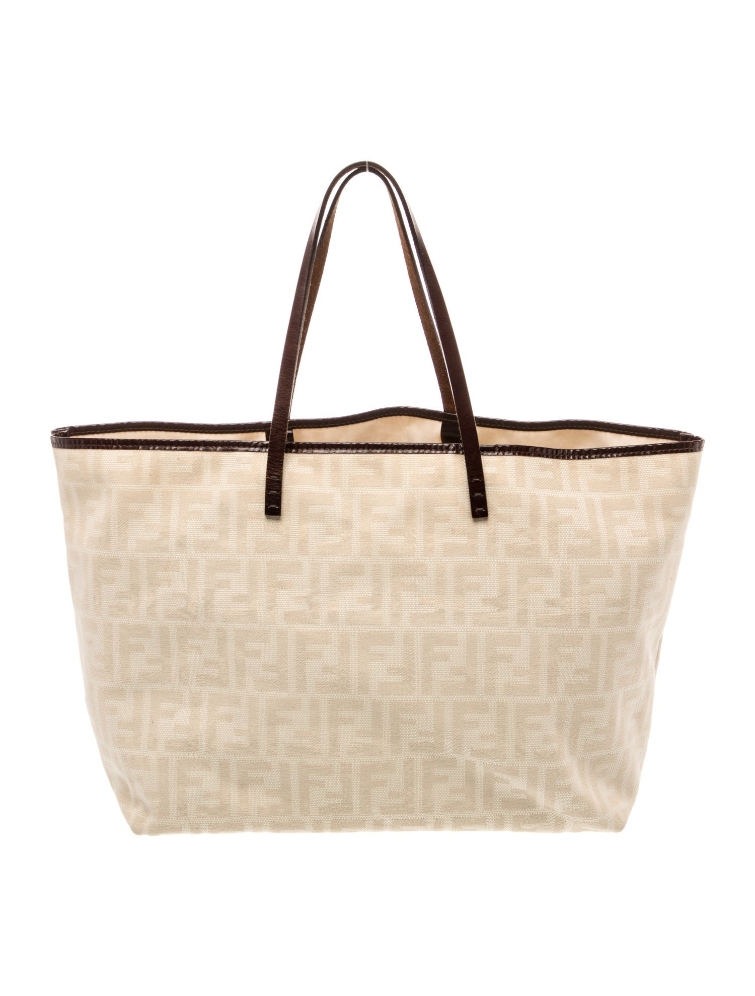 Fendi Zucca FF Roll Tote Vintage