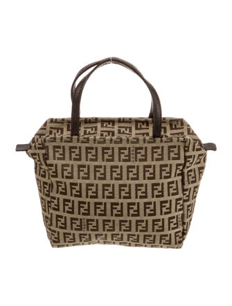 Fendi Canvas Top Handle Bag