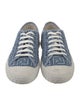 Fendi Zucca FF Logo Denim Sneakers