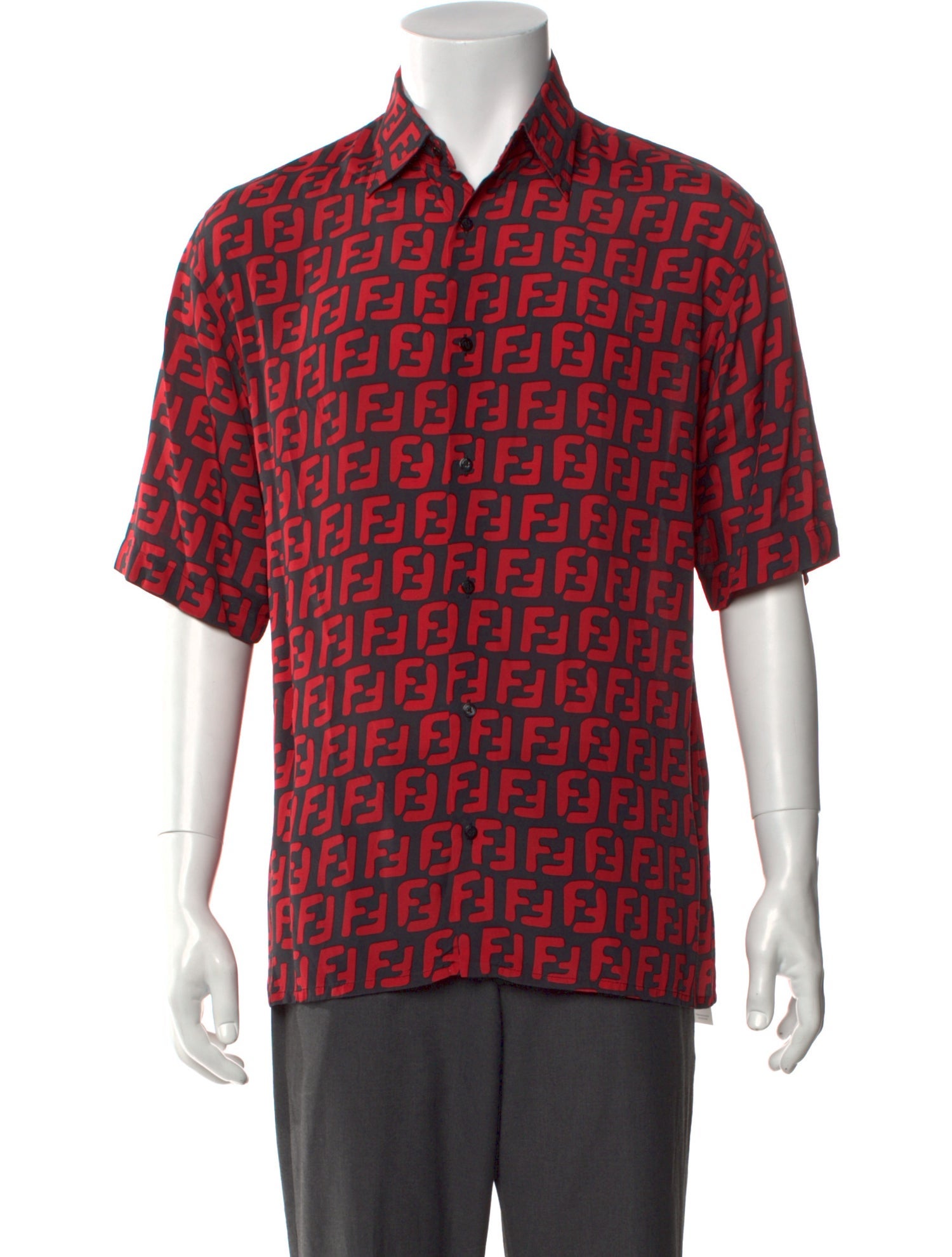 Fendi Zucca FF Logo Printed Shirt