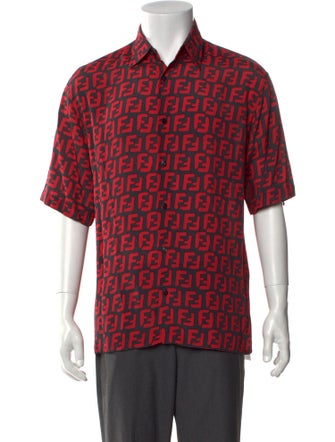 Fendi Zucca FF Logo Printed Shirt