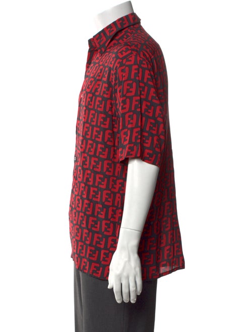 Fendi Zucca FF Logo Printed Shirt