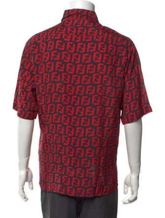 Fendi Zucca FF Logo Printed Shirt