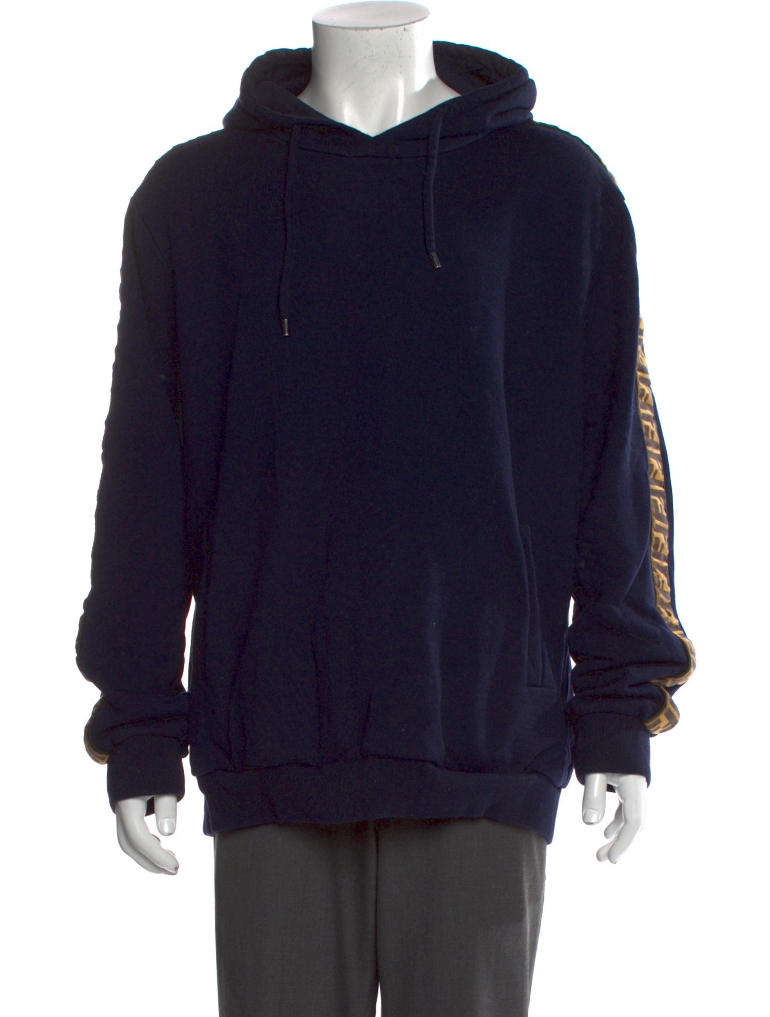 Fendi Zucca FF Logo Crew Neck Hoodie