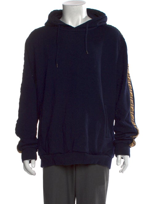Fendi Zucca FF Logo Crew Neck Hoodie
